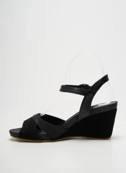 Sandales/nu Pieds Karston Noir Talon De 7 À 9cm