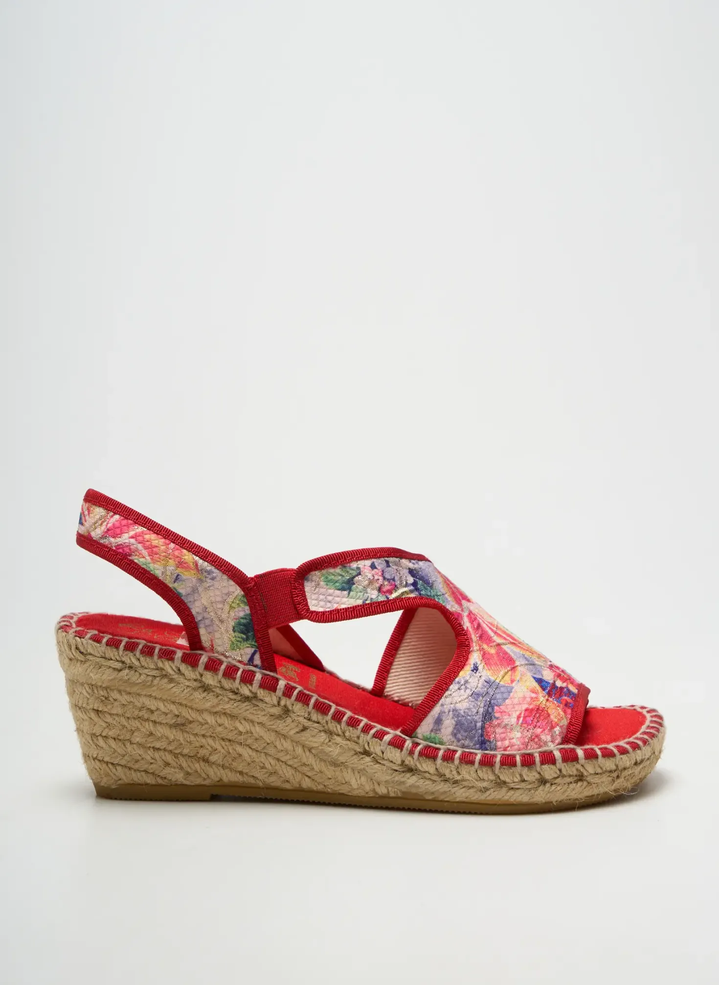 Sandales/nu Pieds La Maison De L'espadrille Rouge Talon De 4 À 6cm