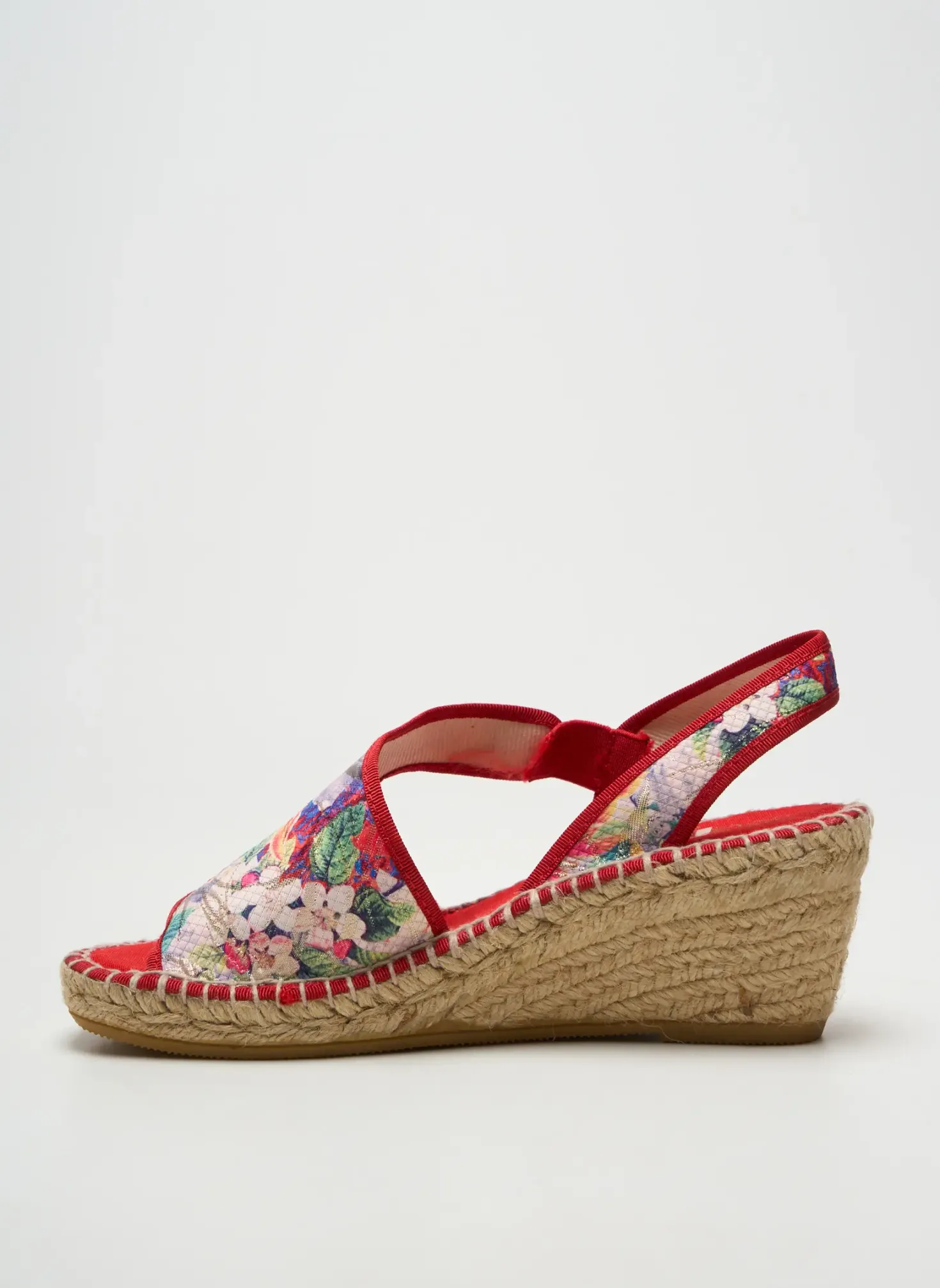 Sandales/nu Pieds La Maison De L'espadrille Rouge Talon De 4 À 6cm