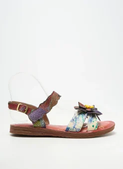Sandales/nu Pieds Laura Vita Rose Talon Plat Jusqu'à 3cm