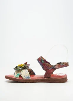 Sandales/nu Pieds Laura Vita Rose Talon Plat Jusqu'à 3cm