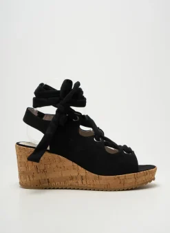 Sandales/nu Pieds Lpb Les Petites Bombes Noir Talon Plat Jusqu'à 3cm