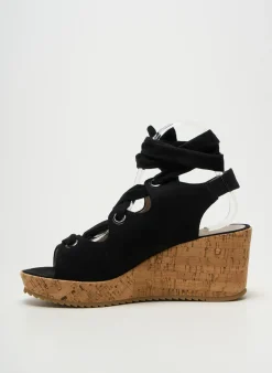 Sandales/nu Pieds Lpb Les Petites Bombes Noir Talon Plat Jusqu'à 3cm