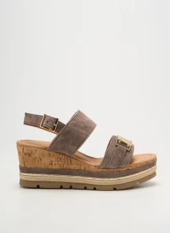 Sandales/nu Pieds Mam'zelle Gris Talon De 7 À 9cm