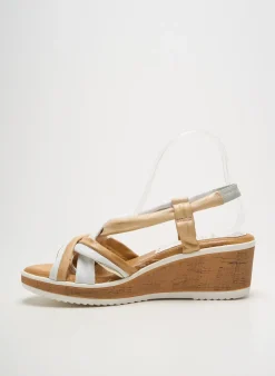 Sandales/nu Pieds Marila Beige Talon De 4 À 6cm