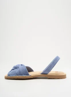 Sandales/nu Pieds Ria Menorca Bleu Talon Plat Jusqu'à 3cm
