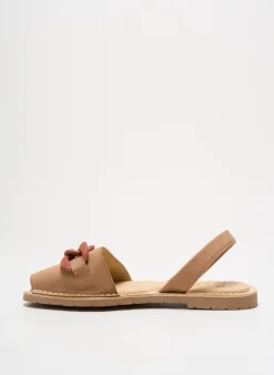 Sandales/nu Pieds Ria Menorca Marron Talon Plat Jusqu'à 3cm