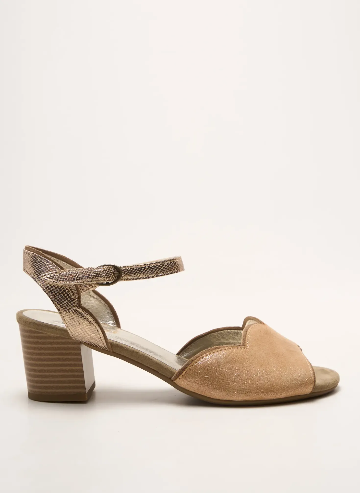Sandales/nu Pieds Sweet Or Talon De 4 À 6cm