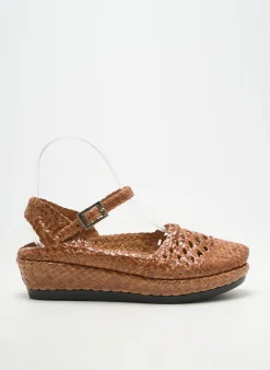 Sandales/nu Pieds Yves Desfarge Marron Talon De 4 À 6cm