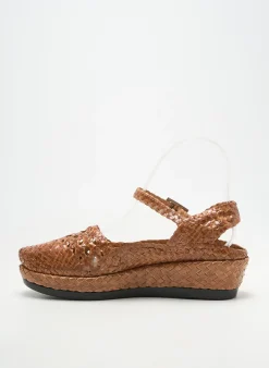 Sandales/nu Pieds Yves Desfarge Marron Talon De 4 À 6cm