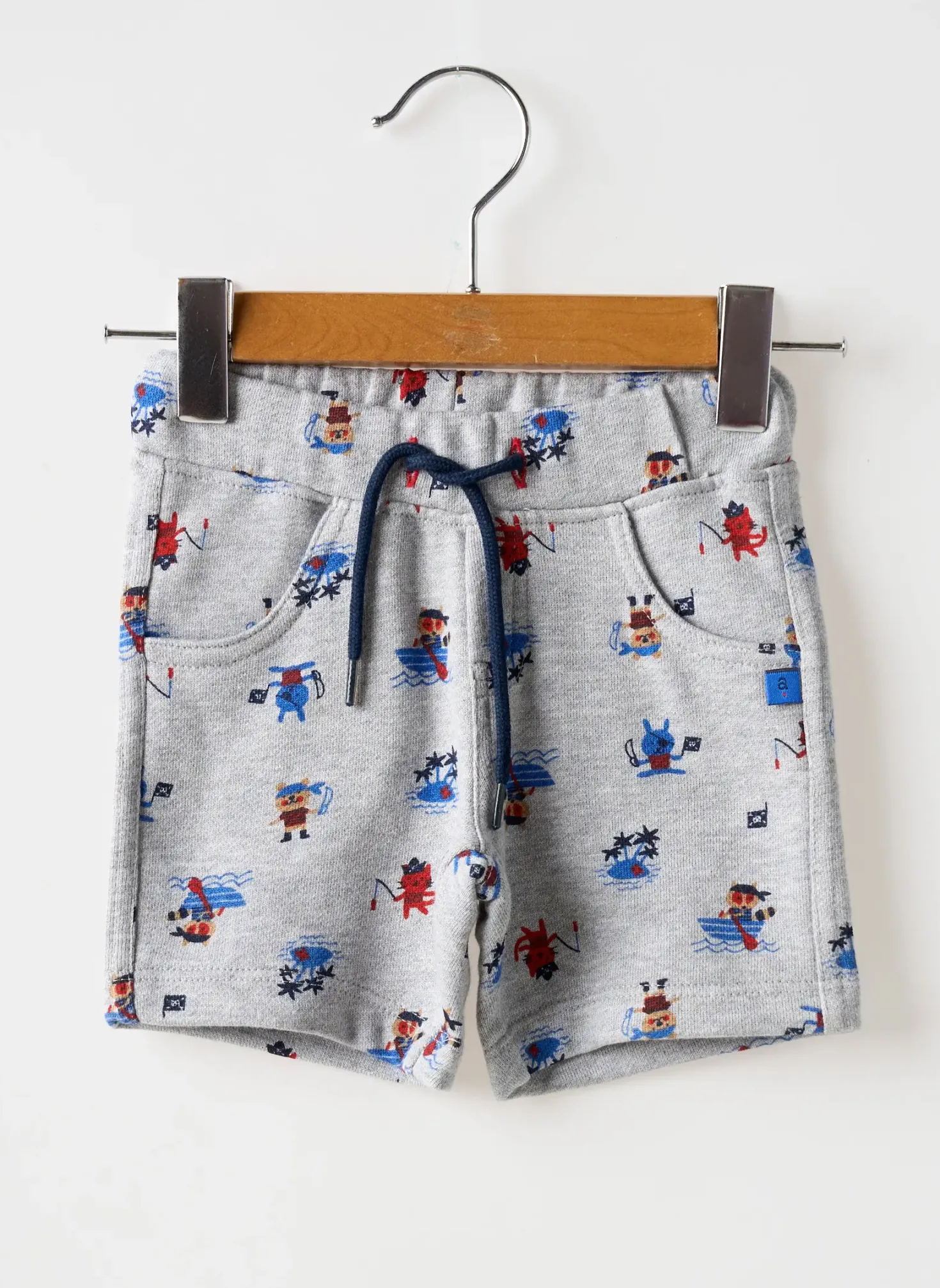 Short Absorba Gris Taille Élastique