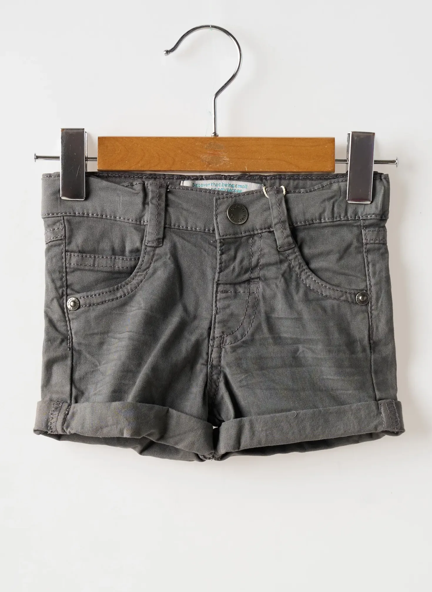 Short Boboli Gris Taille Ajustable