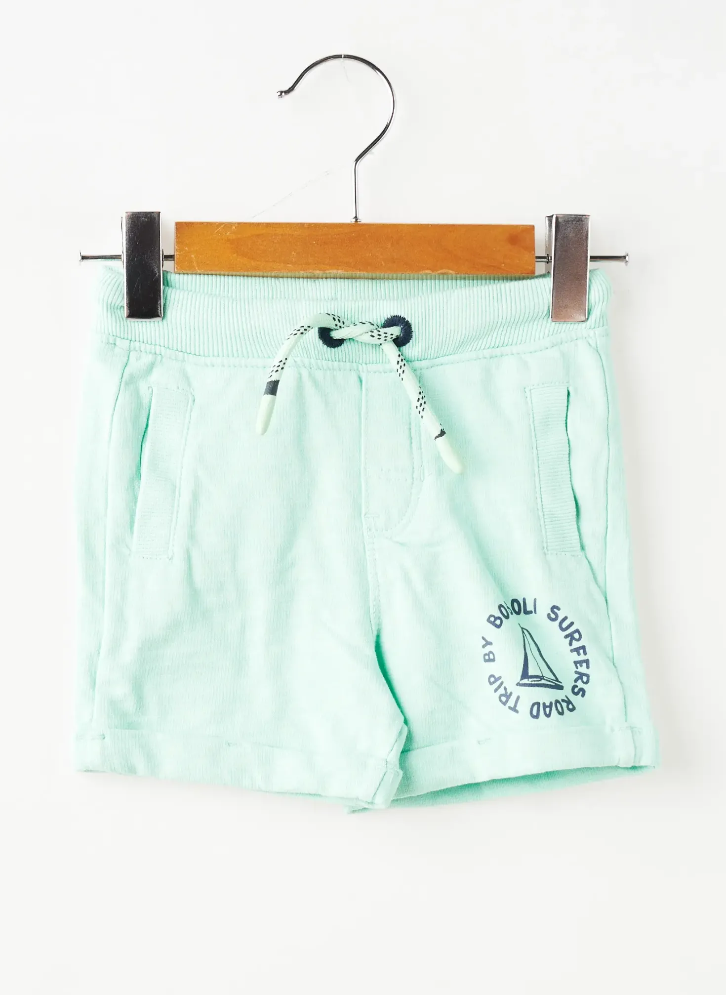 Short Boboli Vert Taille Élastique