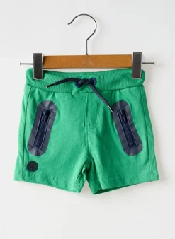Short Boboli Vert Taille Élastique