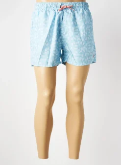 Short De Bain Beach Valley Bleu