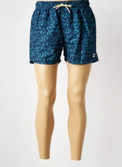 Short De Bain Beach Valley Bleu