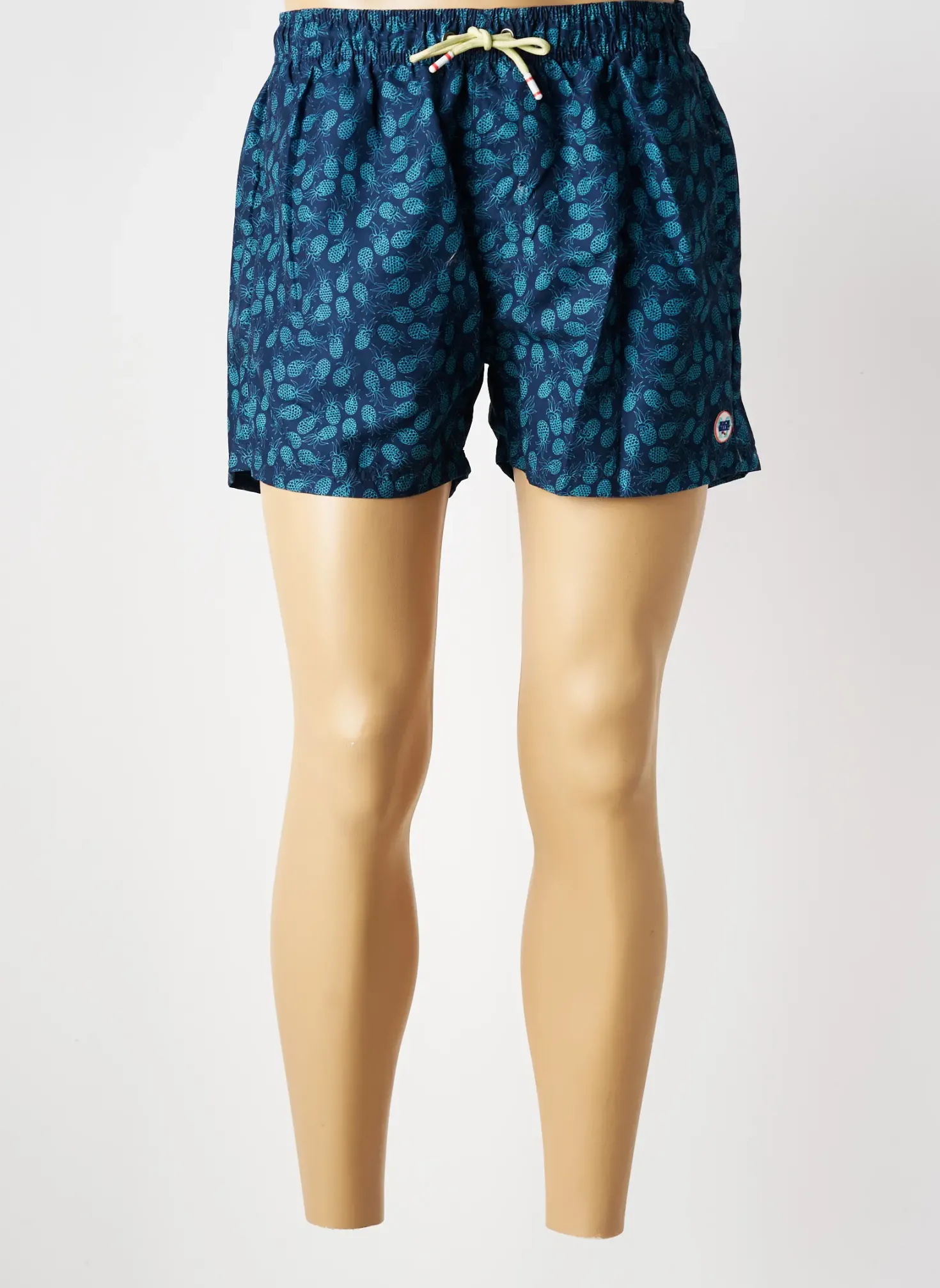 Short De Bain Beach Valley Bleu
