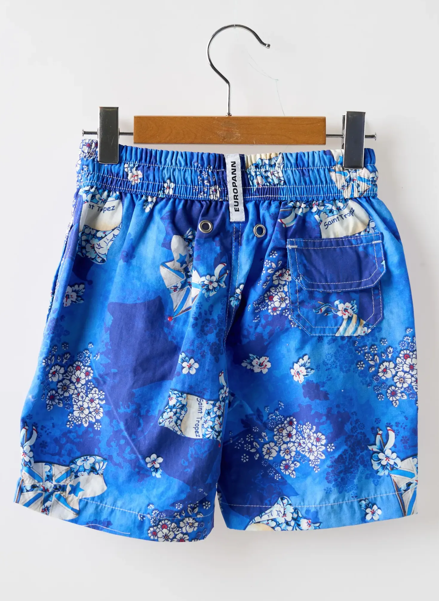 Short De Bain Europann Bleu