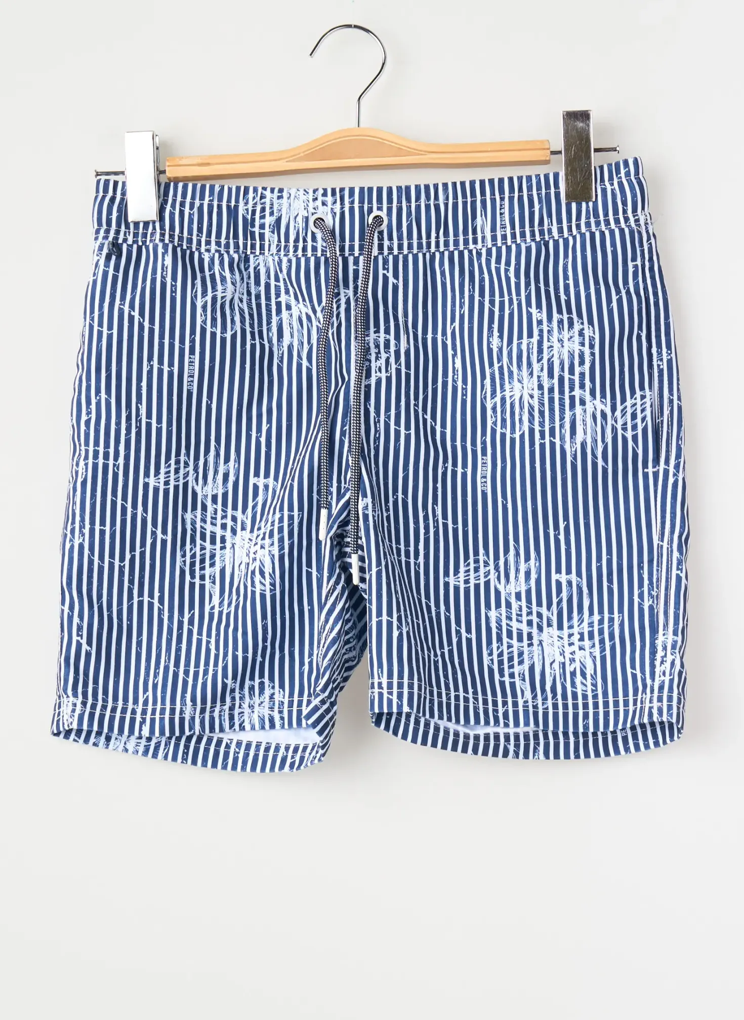 Short De Bain Petrol Industries Bleu