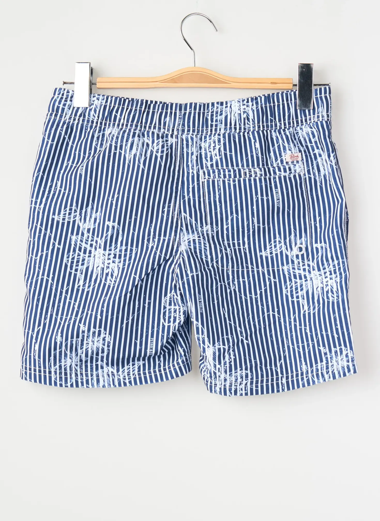 Short De Bain Petrol Industries Bleu