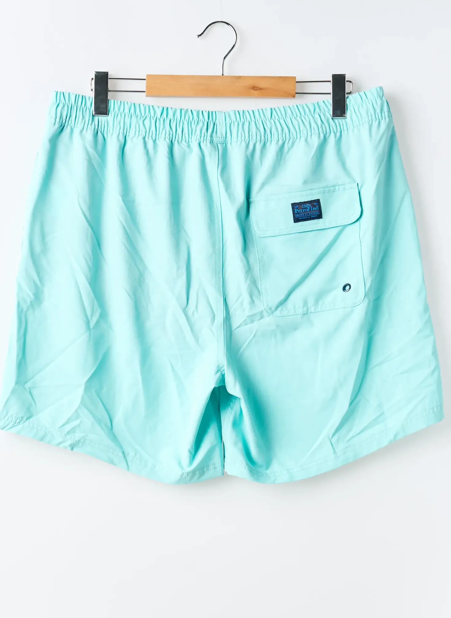 Short De Bain Petrol Industries Bleu