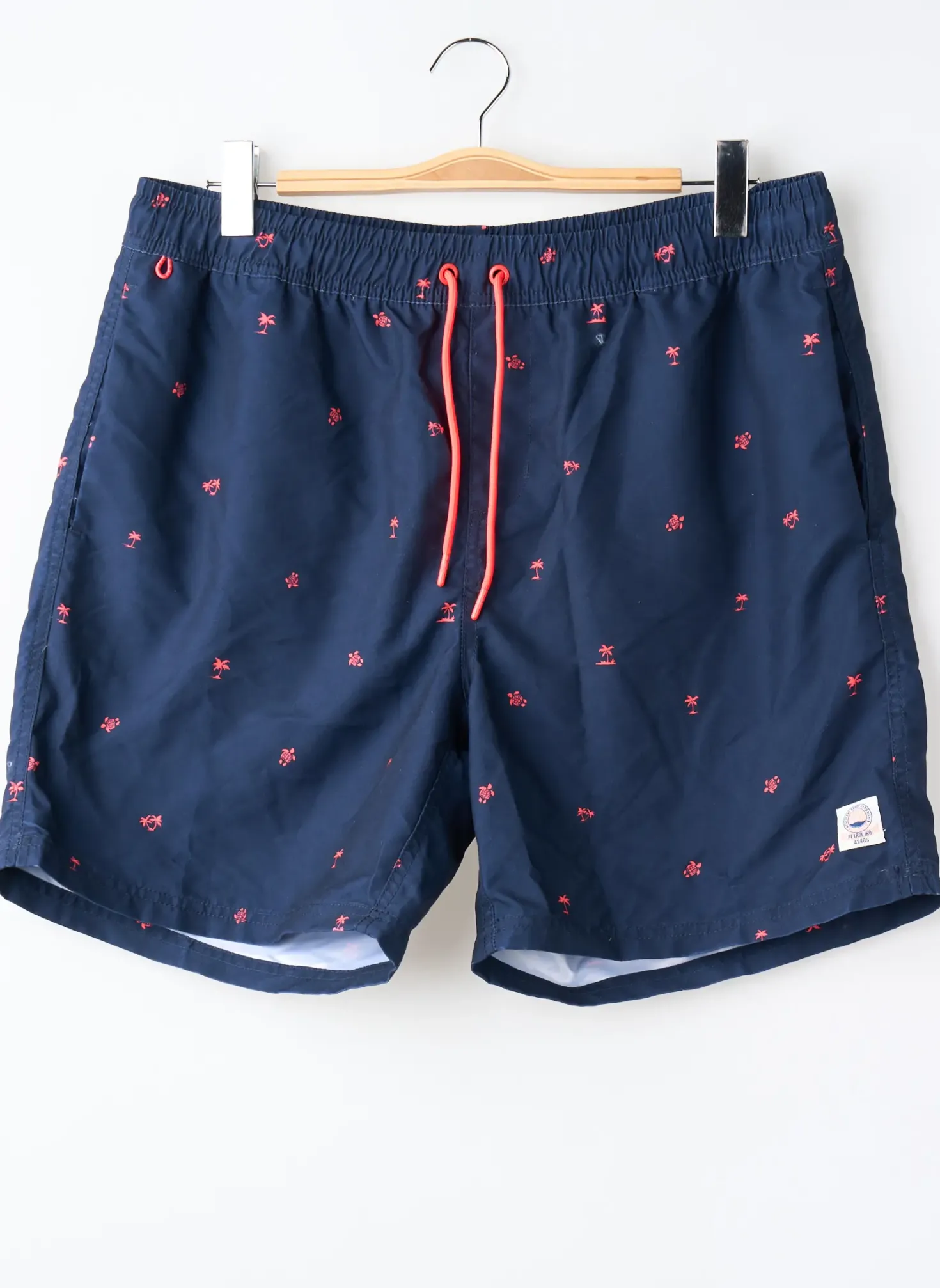 Short De Bain Petrol Industries Bleu