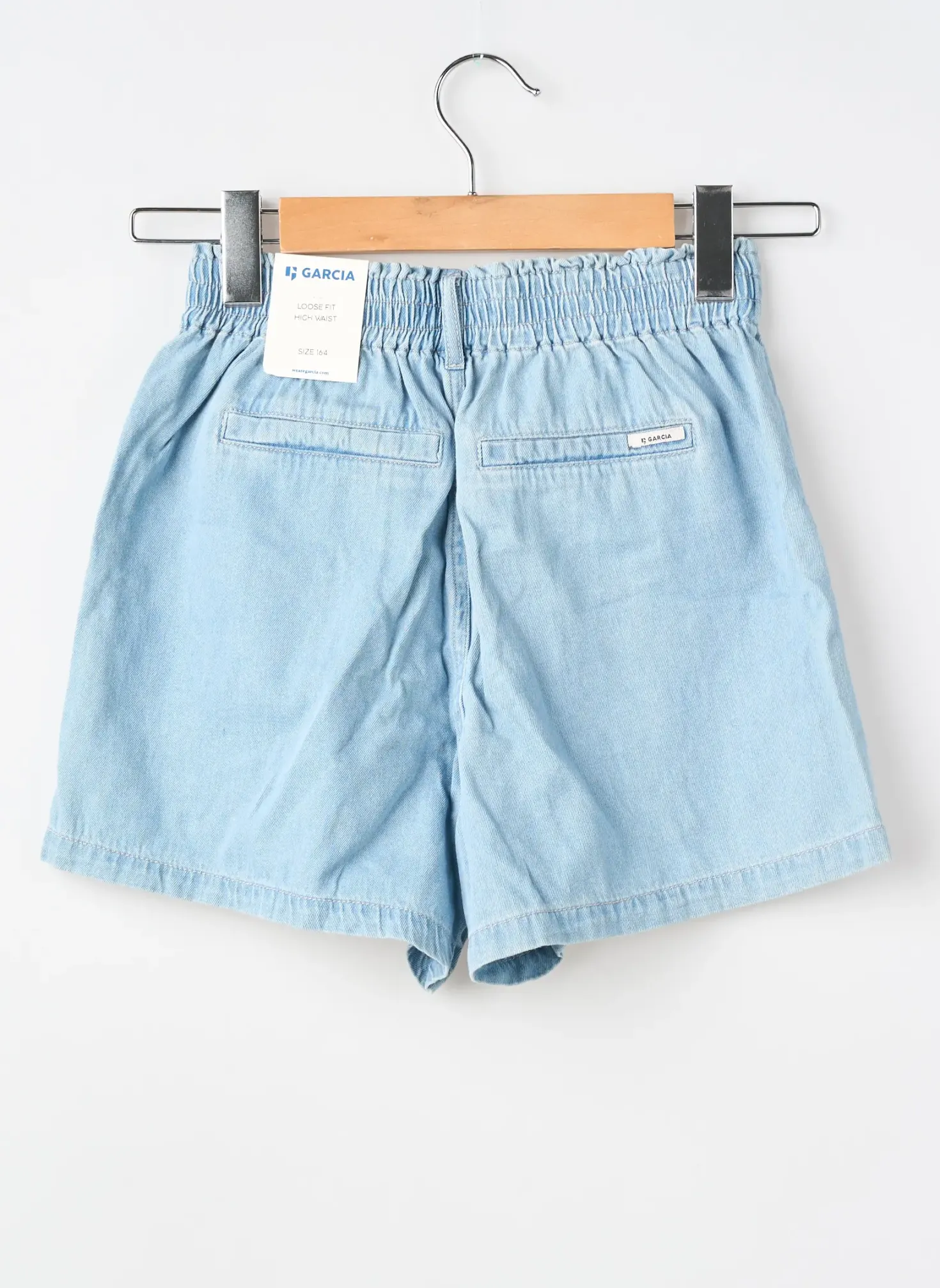 Short Garcia Bleu Taille Élastique