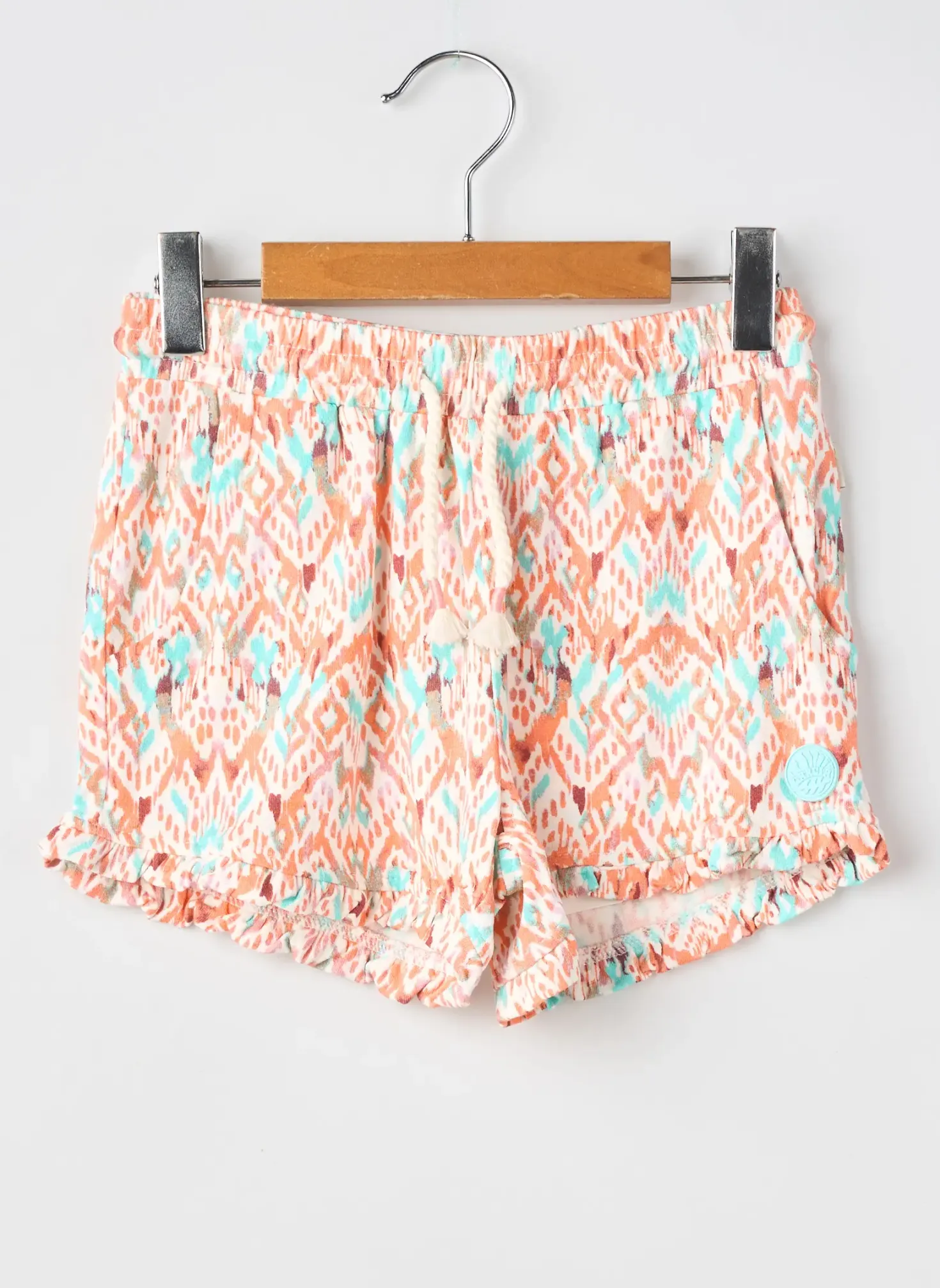 Short Garcia Orange Taille Élastique