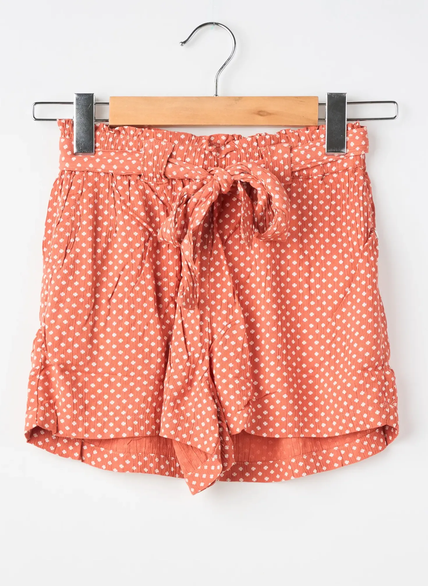 Short Garcia Orange Taille Élastique