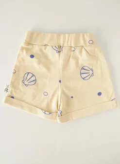 Short Hello Elaé Beige Taille Élastique