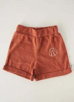 Short Hello Elaé Marron Taille Élastique
