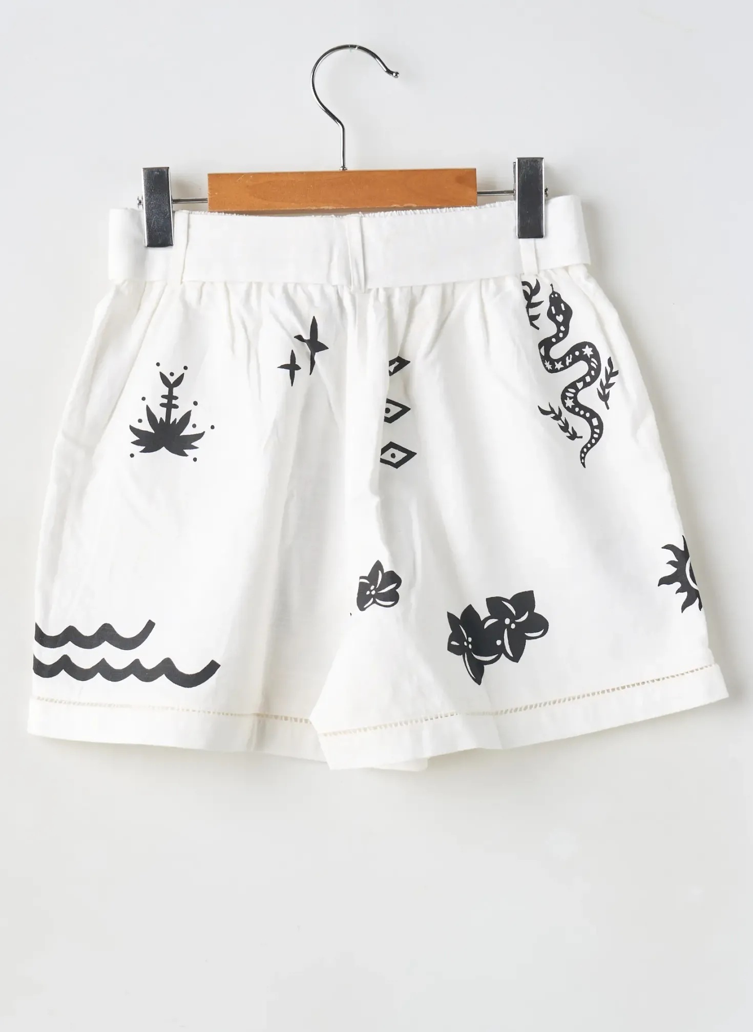 Short Ikks Blanc Taille Élastique