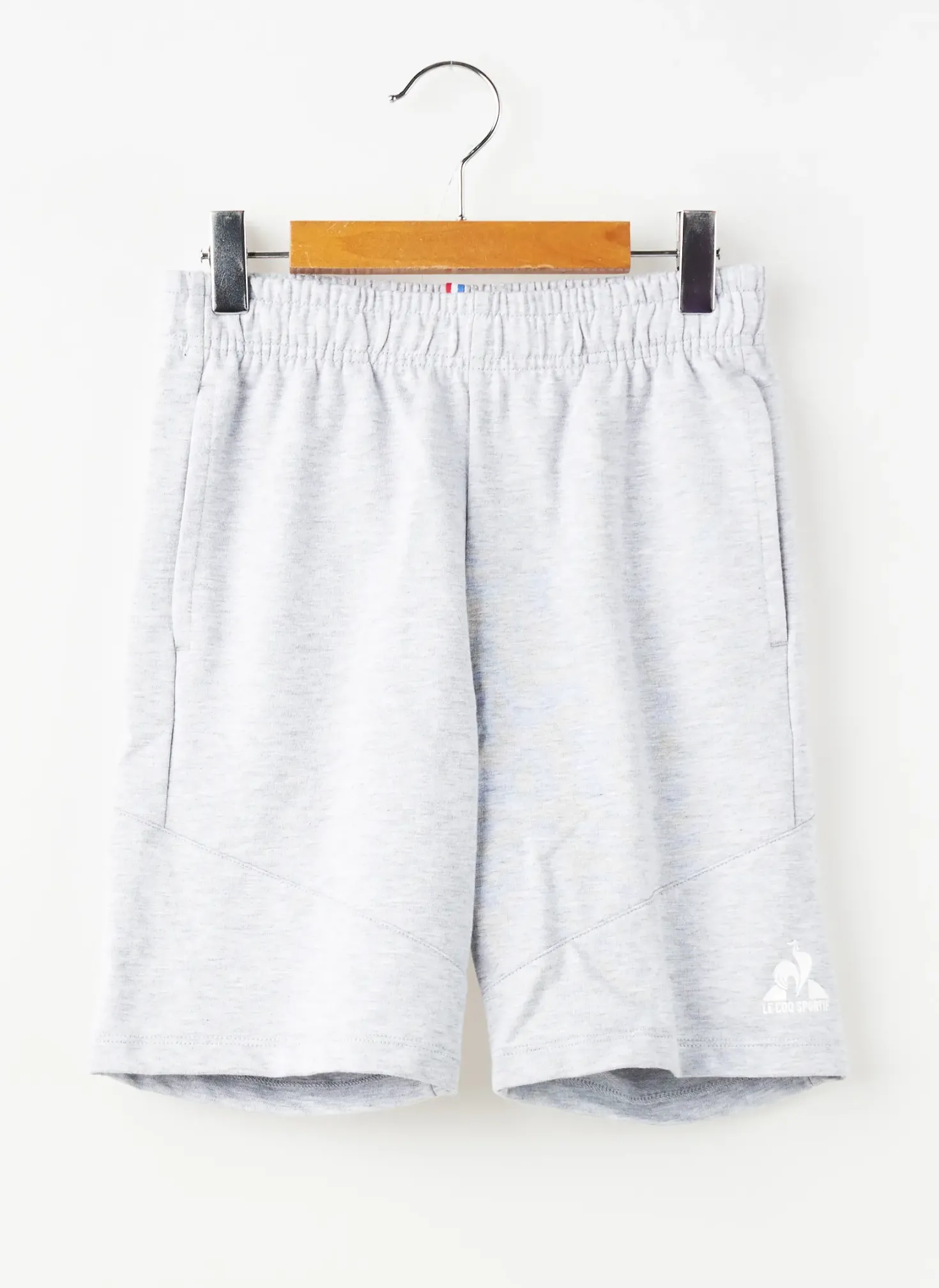 Short Le Coq Sportif Gris Taille Élastique