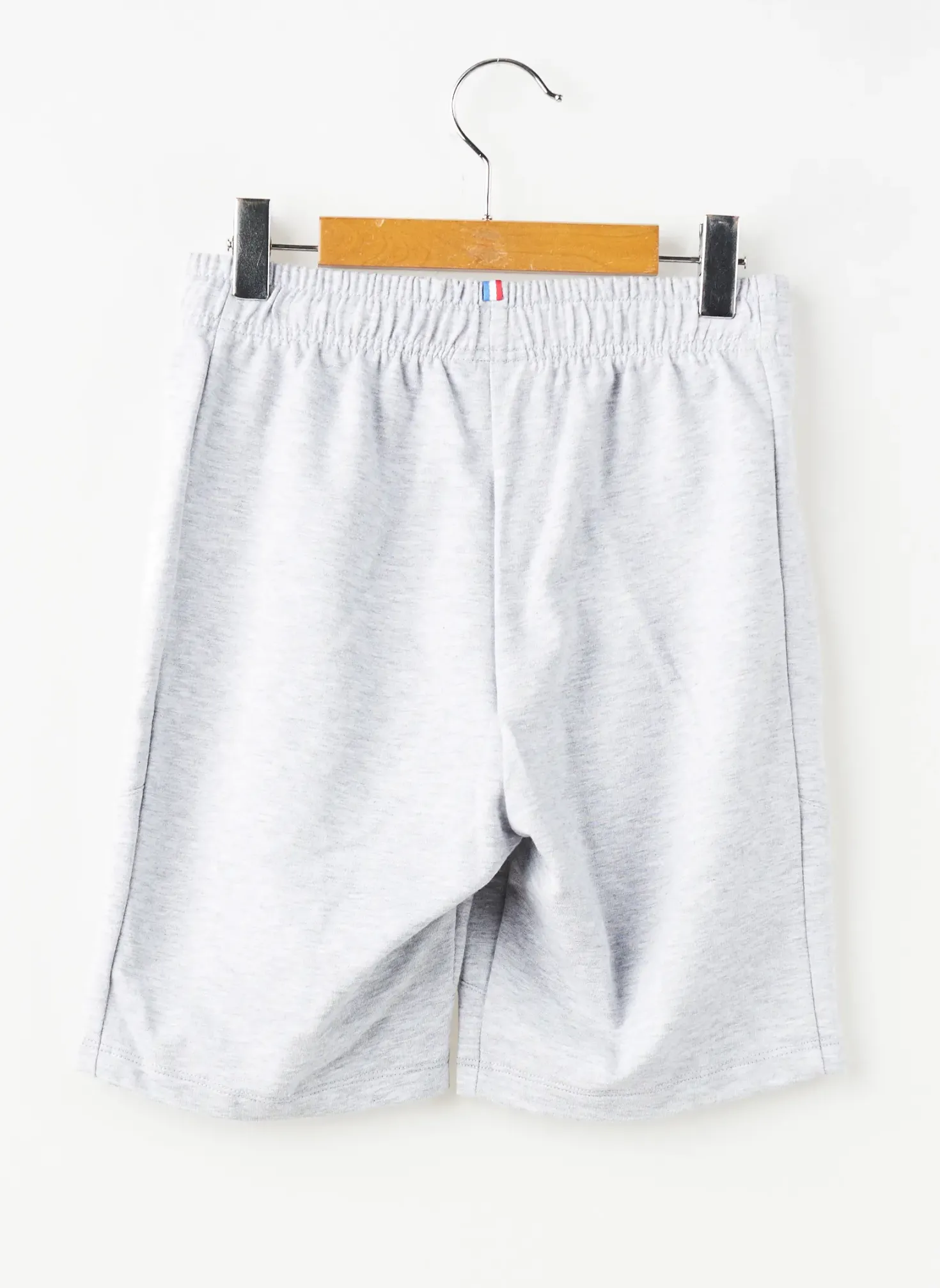 Short Le Coq Sportif Gris Taille Élastique