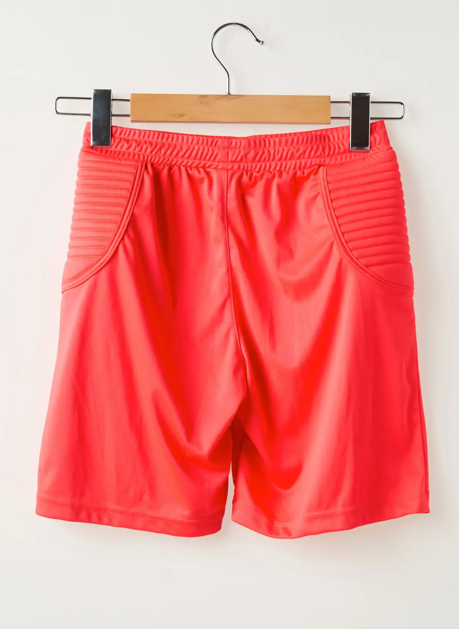 Short Le Coq Sportif Rouge Taille Élastique