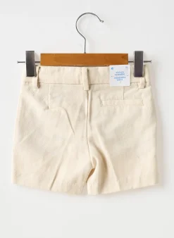 Short Mayoral Beige Taille À Pinces