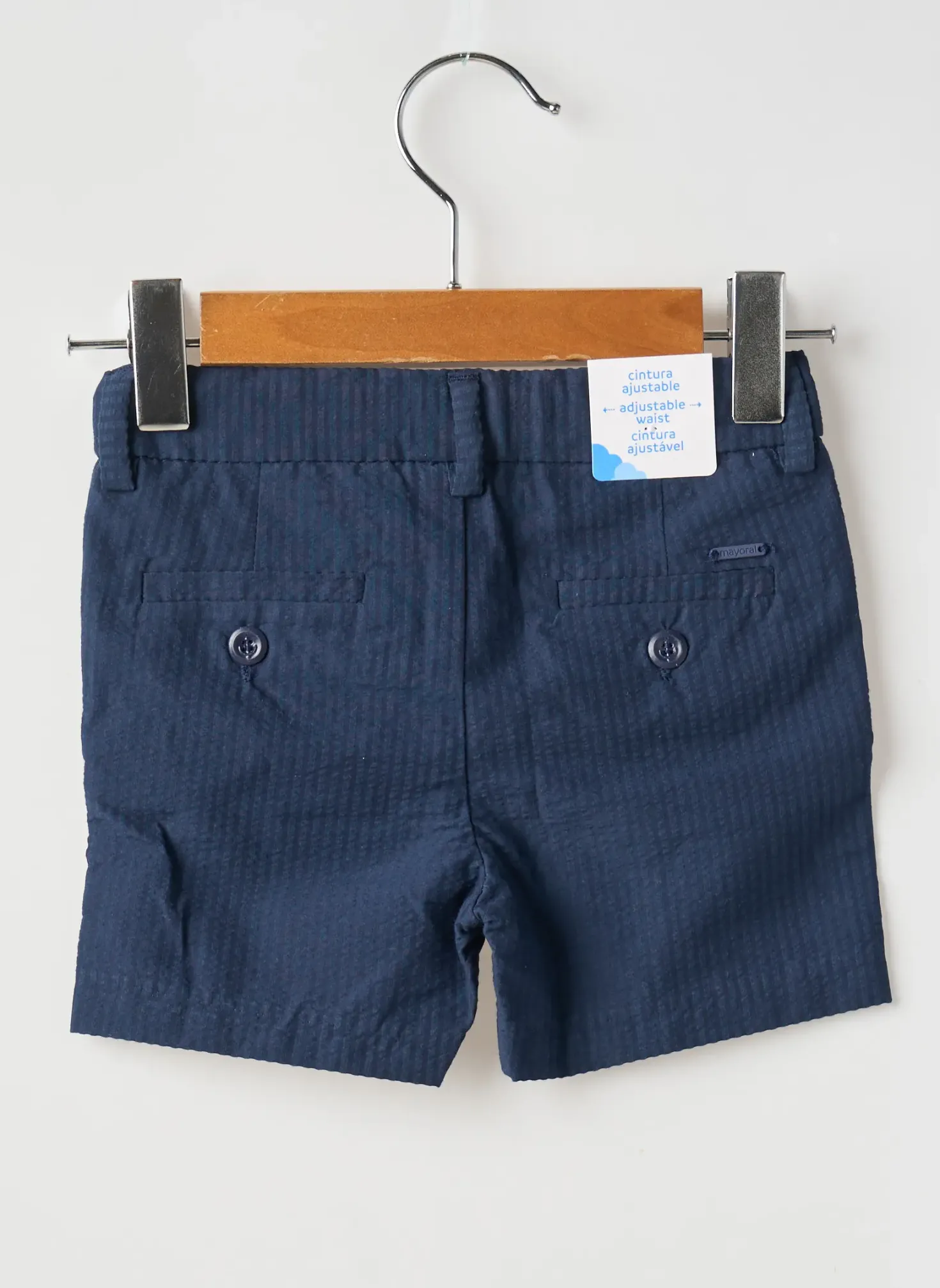Short Mayoral Bleu Taille Ajustable