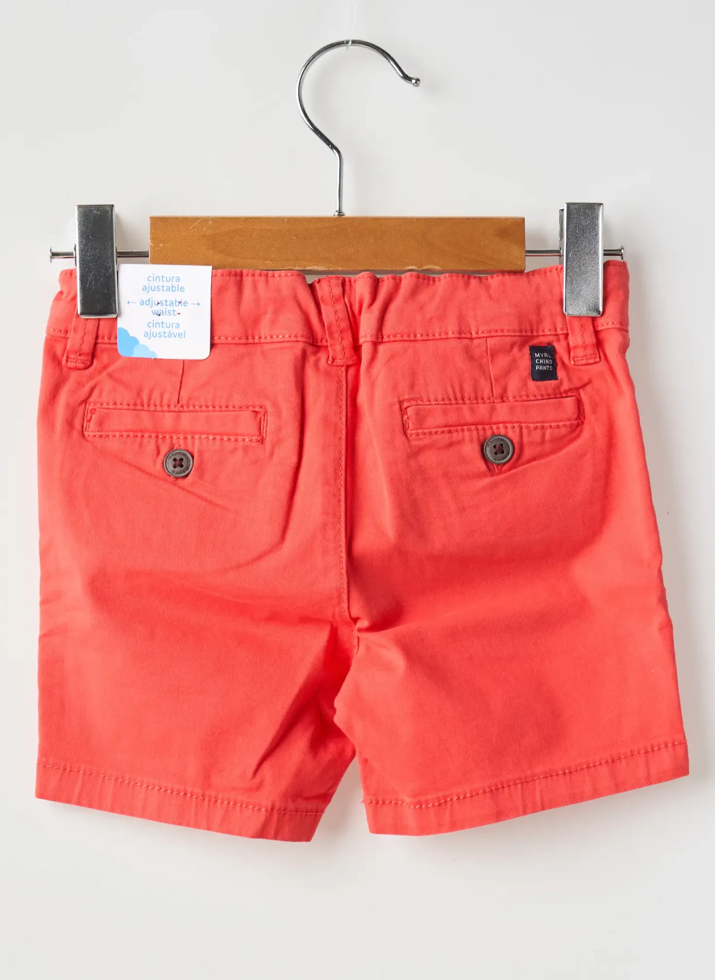 Short Mayoral Orange Taille Ajustable