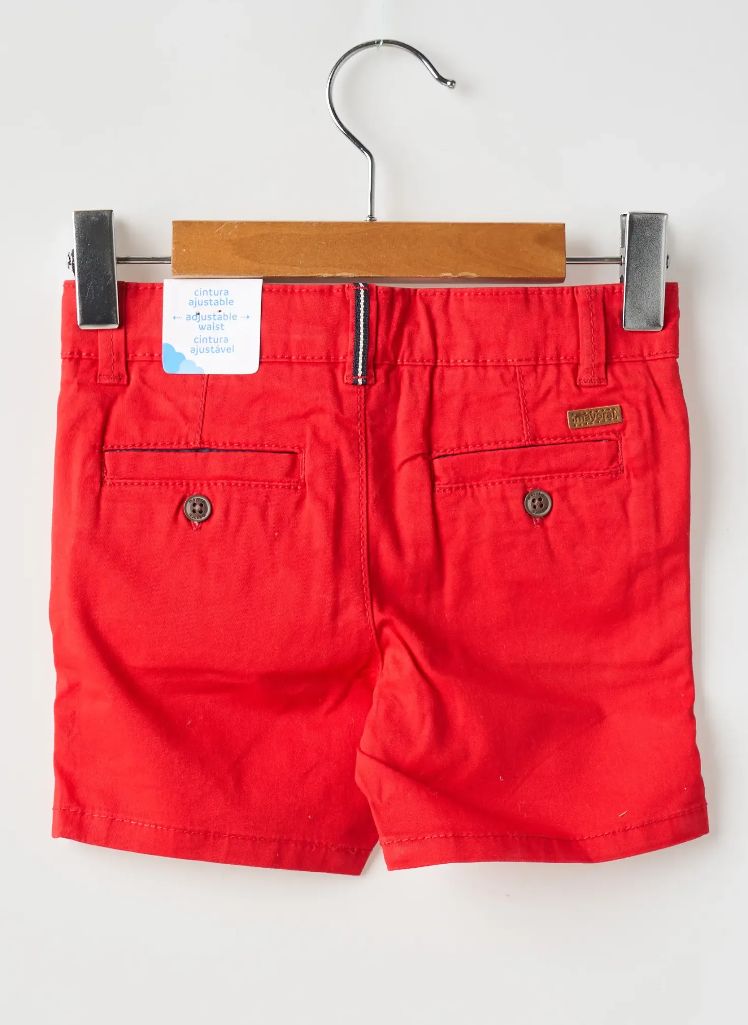 Short Mayoral Rouge Taille Ajustable