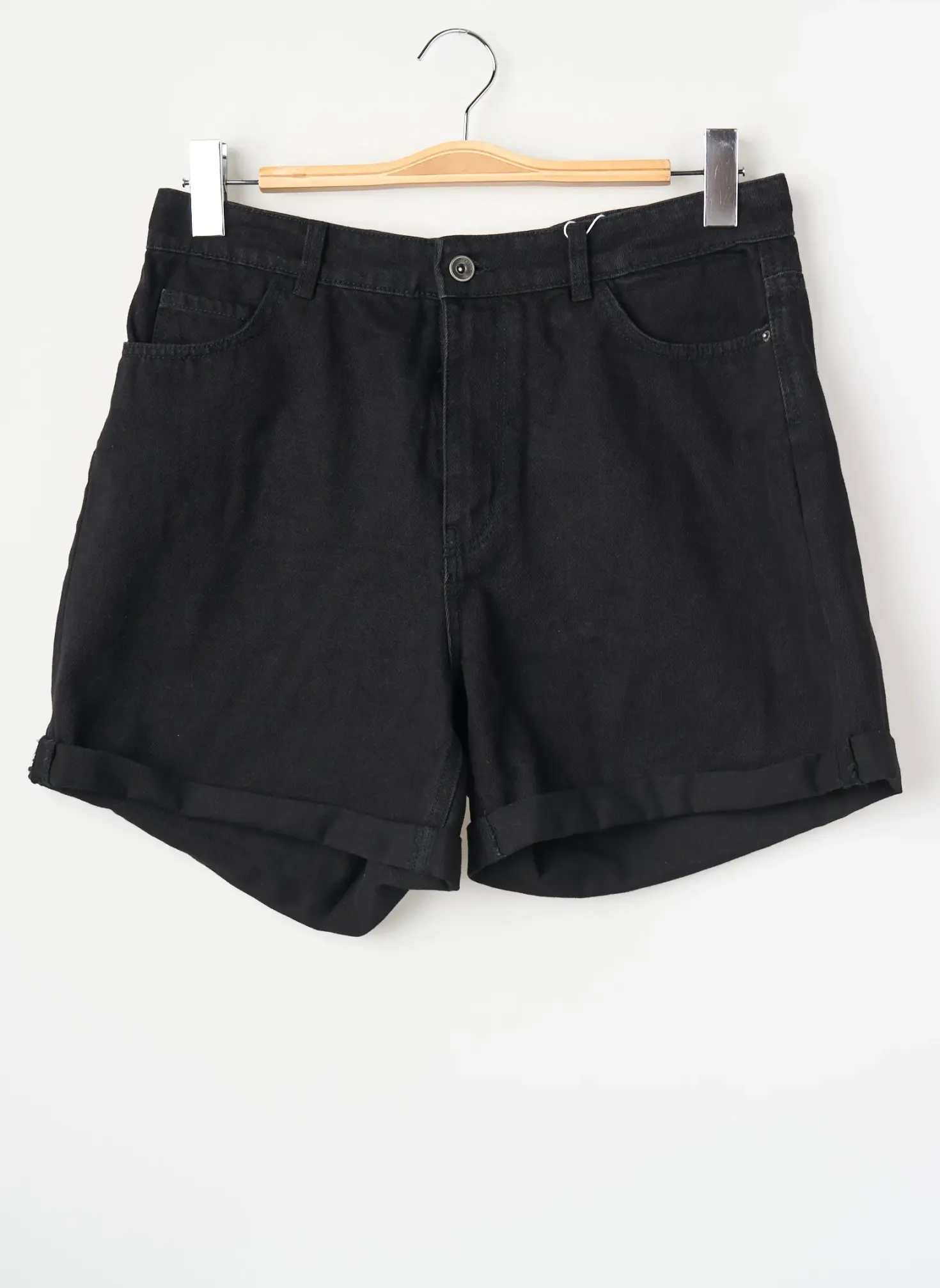 Short Only Noir Taille Haute