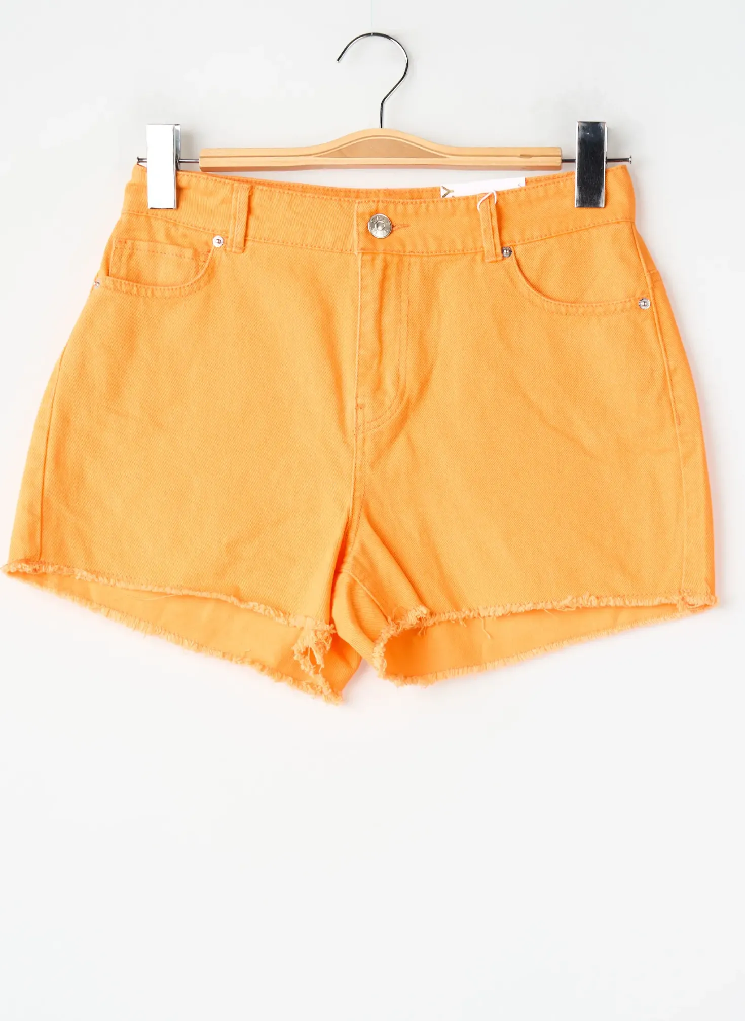 Short Only Orange Taille Haute