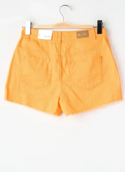 Short Only Orange Taille Haute
