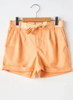 Short Only Orange Taille Élastique