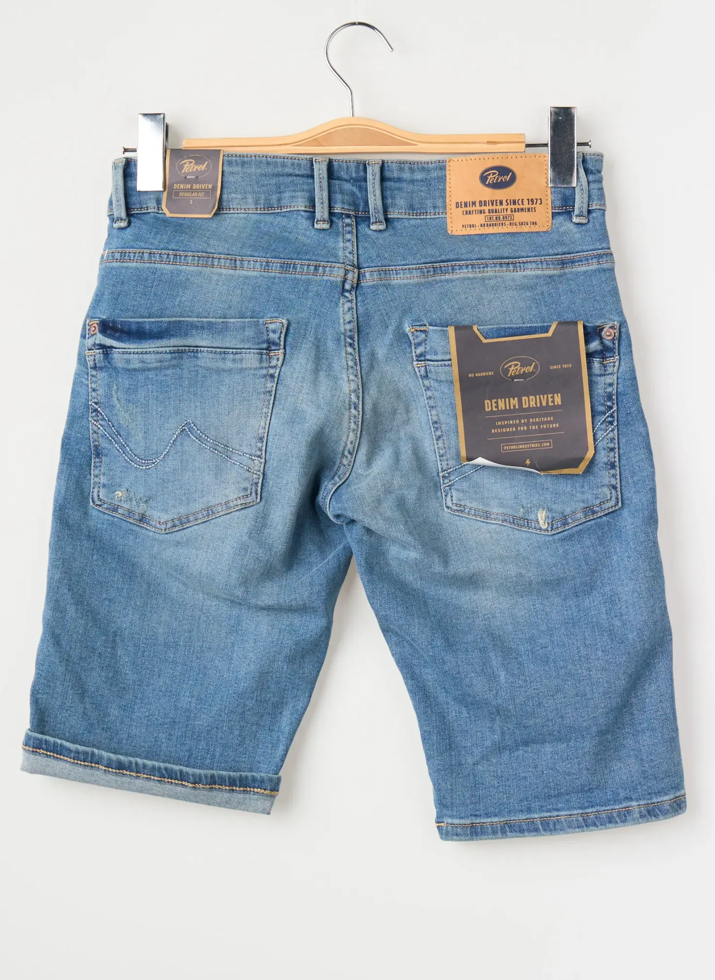 Short Petrol Industries Bleu