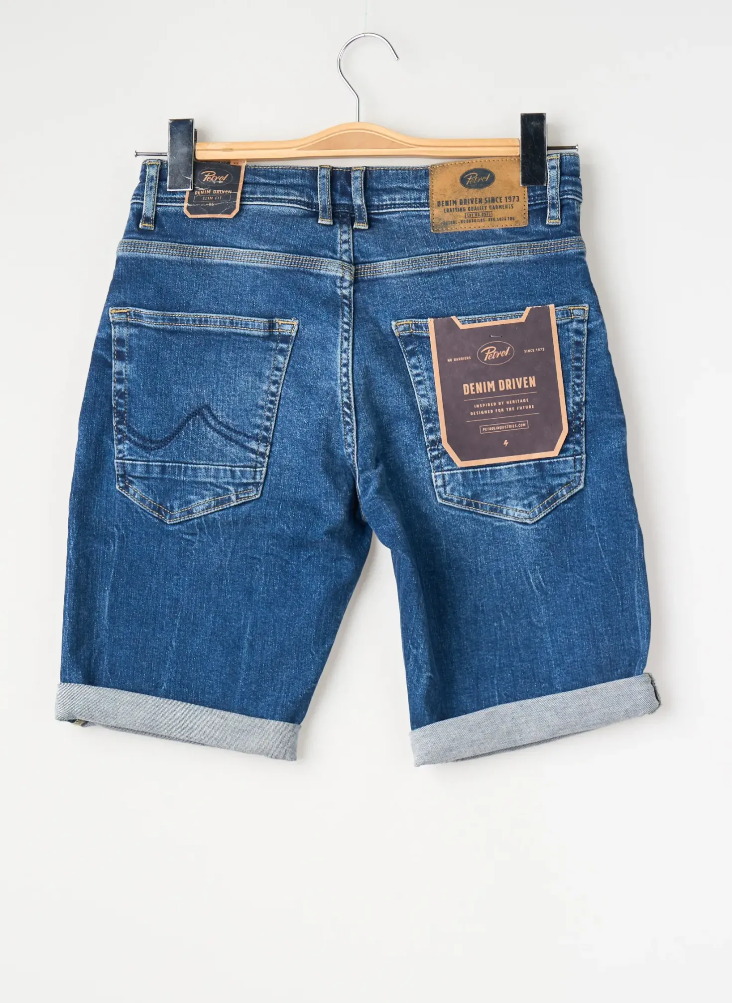 Short Petrol Industries Bleu