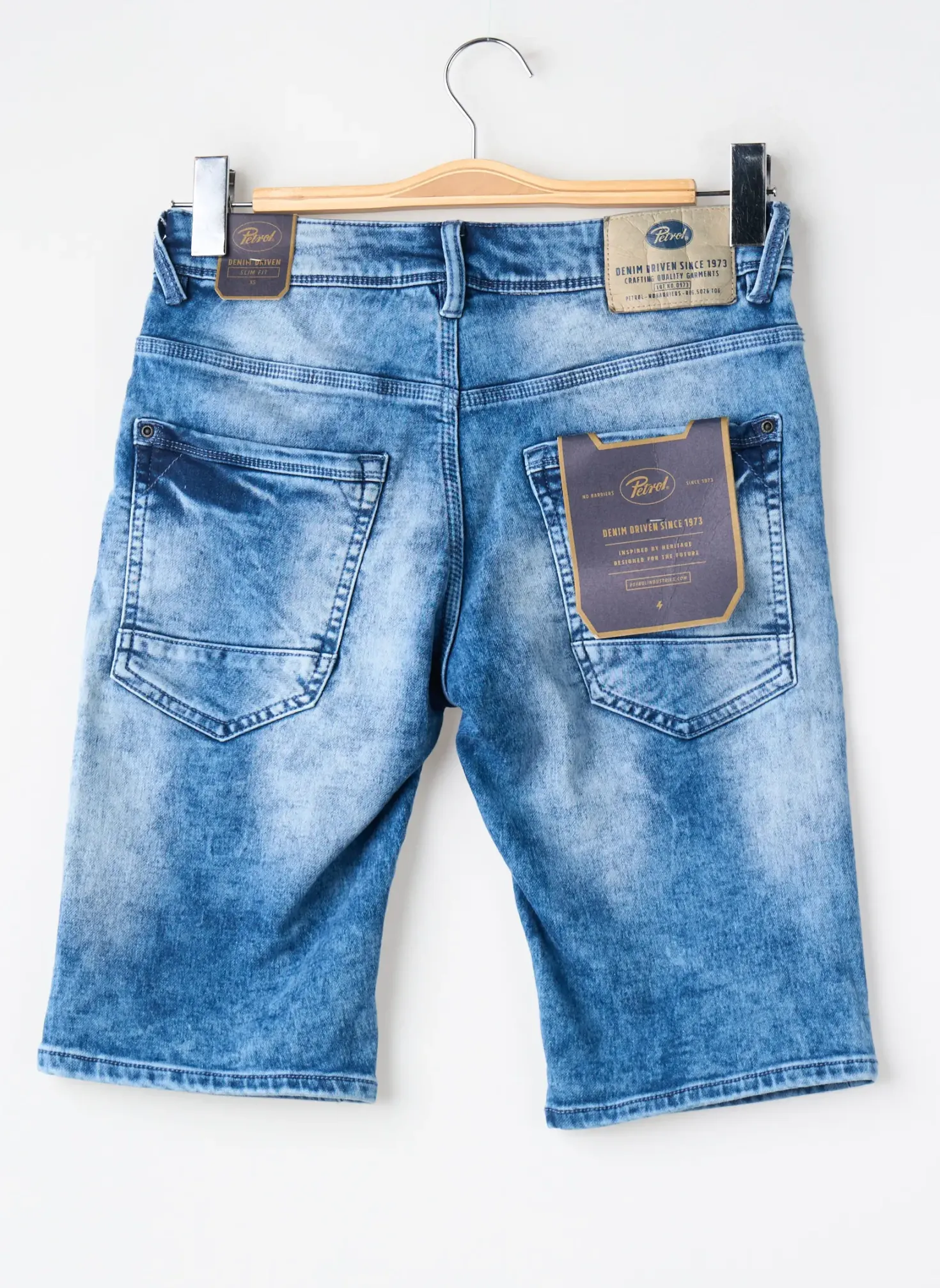 Short Petrol Industries Bleu