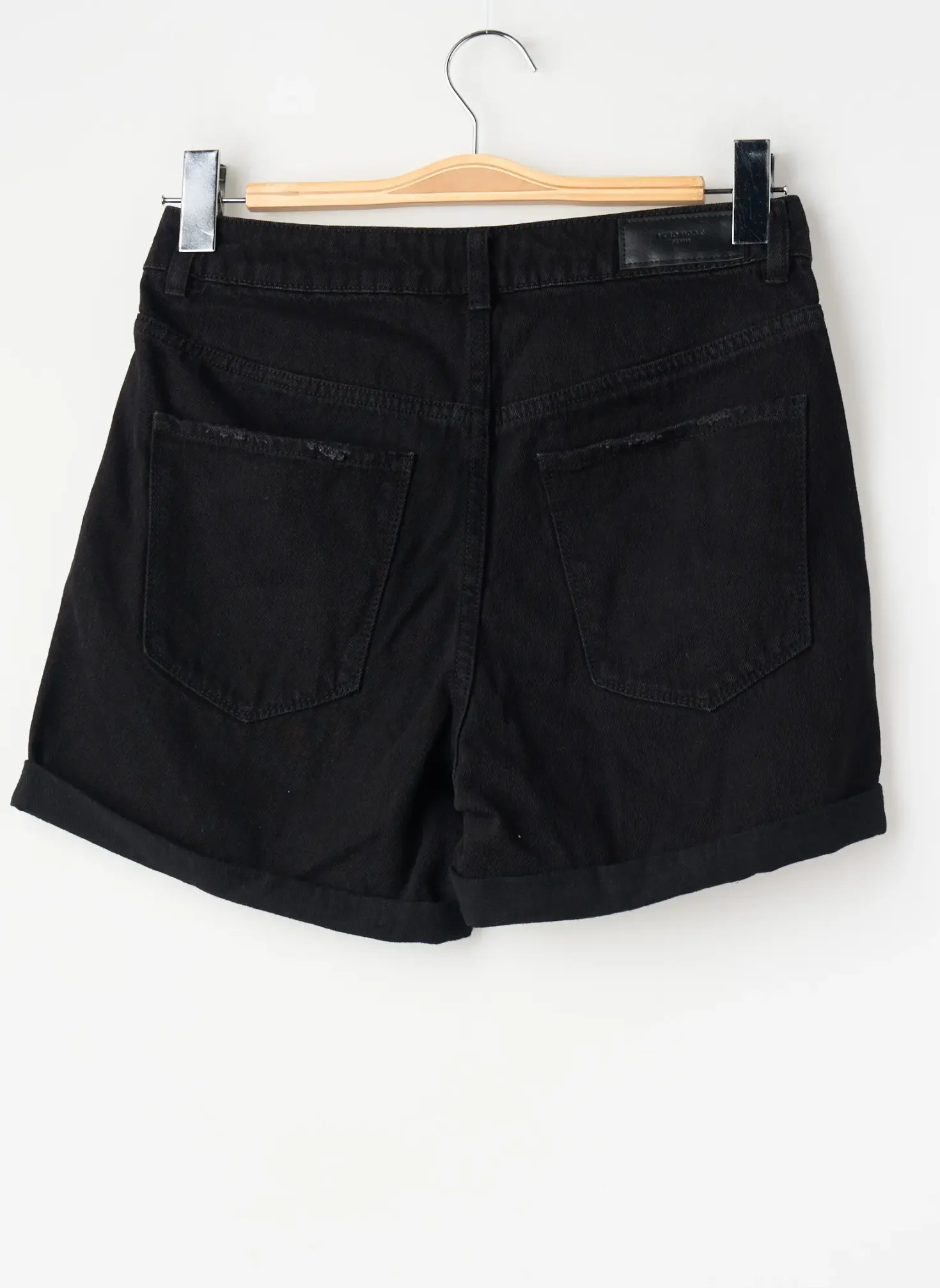 Short Vero Moda Noir Taille Haute