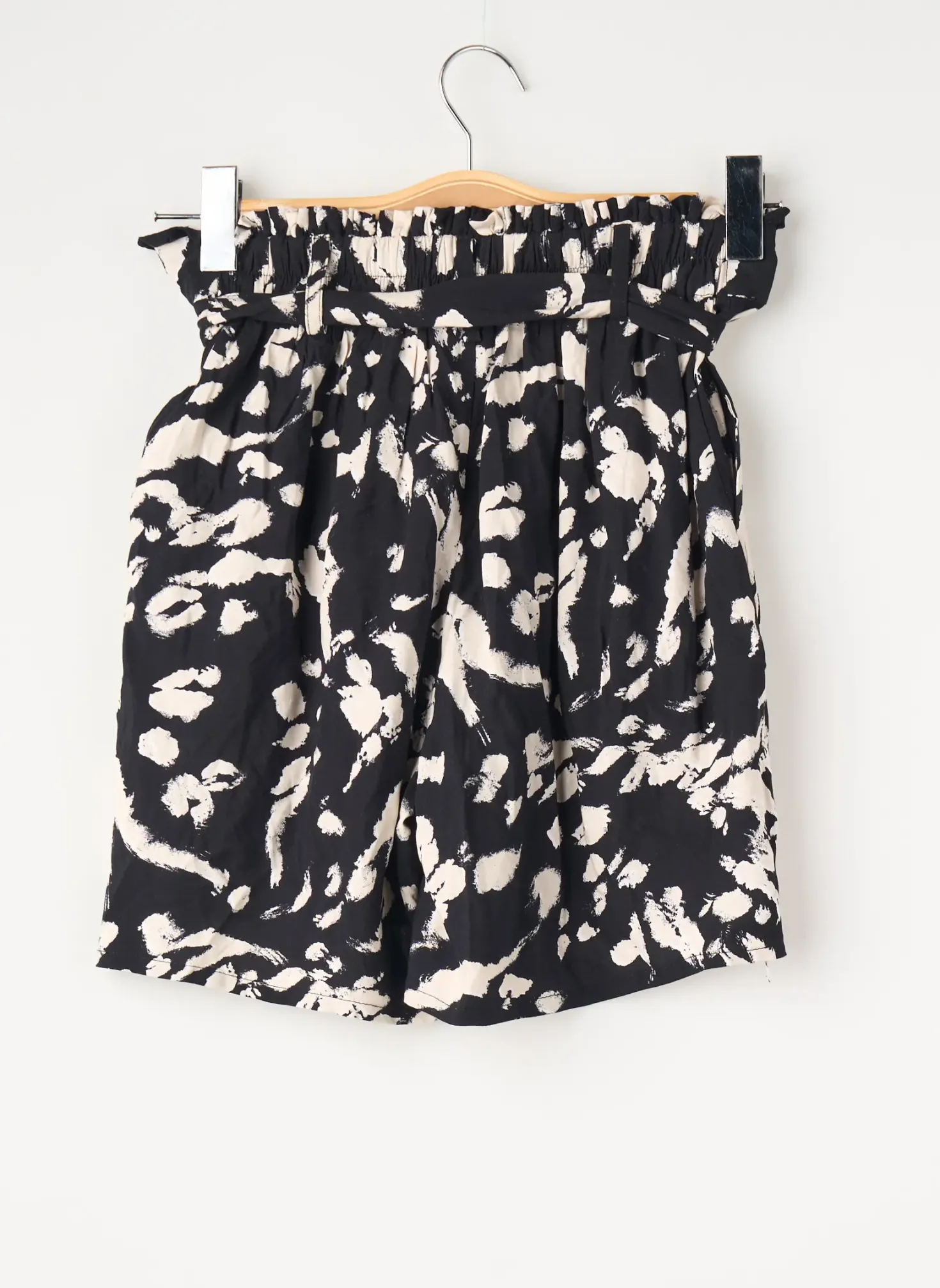 Short Vero Moda Noir Taille Haute