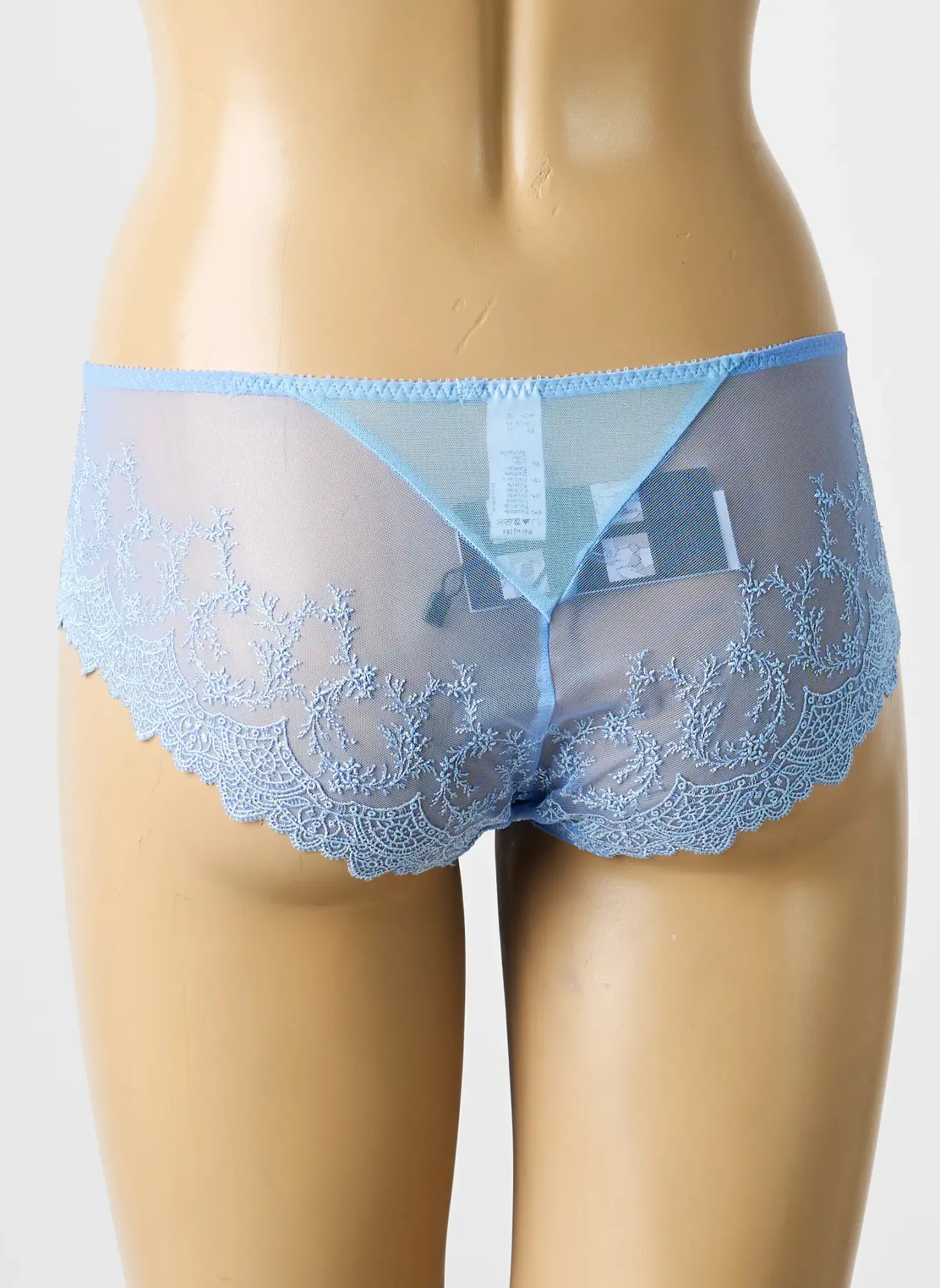 Shorty Empreinte Bleu