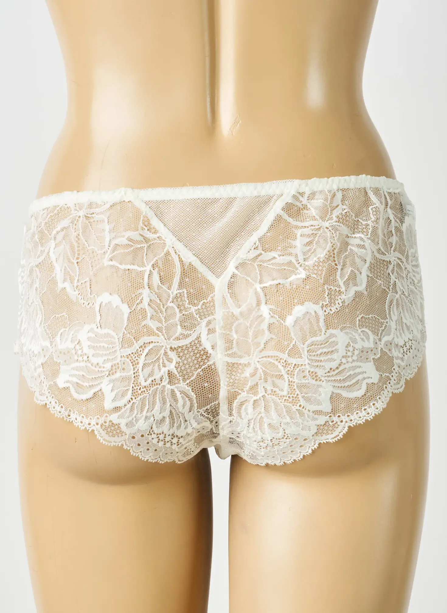 Shorty Simone Perele Blanc